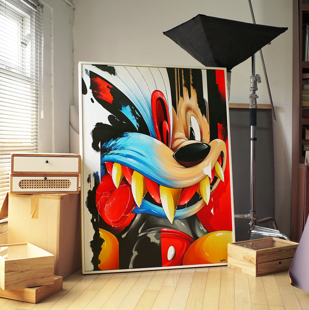 Mad Mickey - Canvas Painting